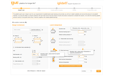 iglide service life calculator